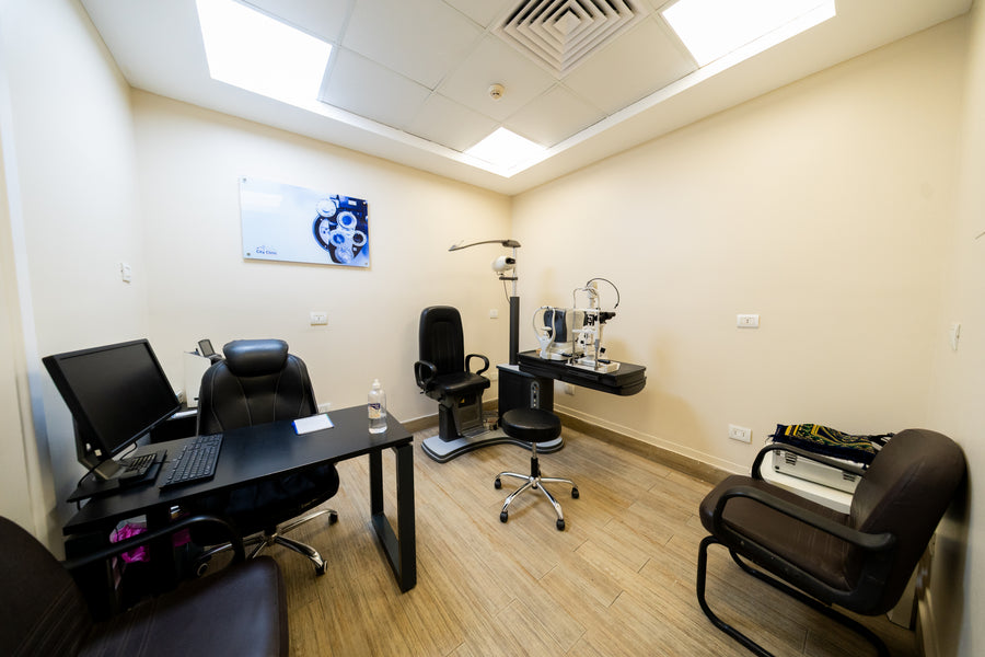 City Clinic optometry room